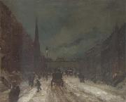 Street Scene with Snow Robert Henri